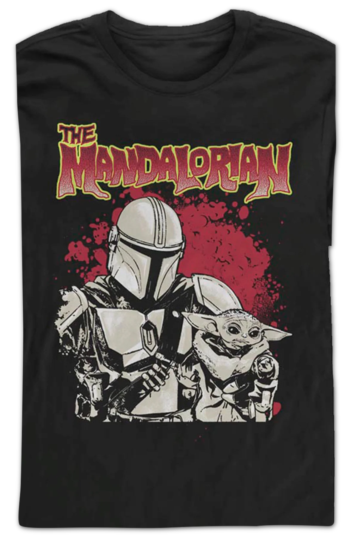 The Mandalorian Bounty Hunter And Child Star Wars Long Sleeve Shirt - Image 2