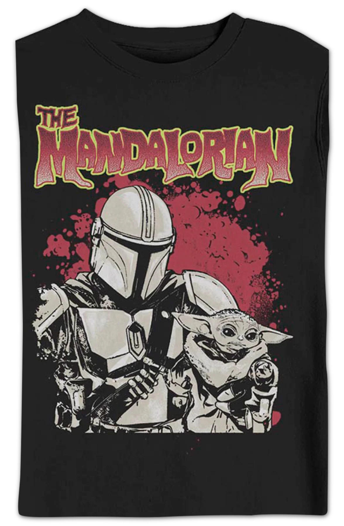 The Mandalorian Bounty Hunter And Child Star Wars Sweatshirt - Image 2