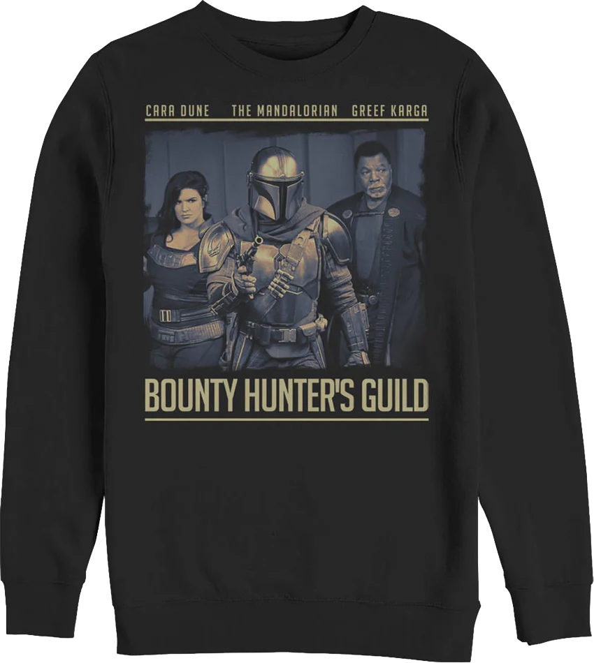 The Mandalorian Bounty Hunter's Guild Star Wars Sweatshirt