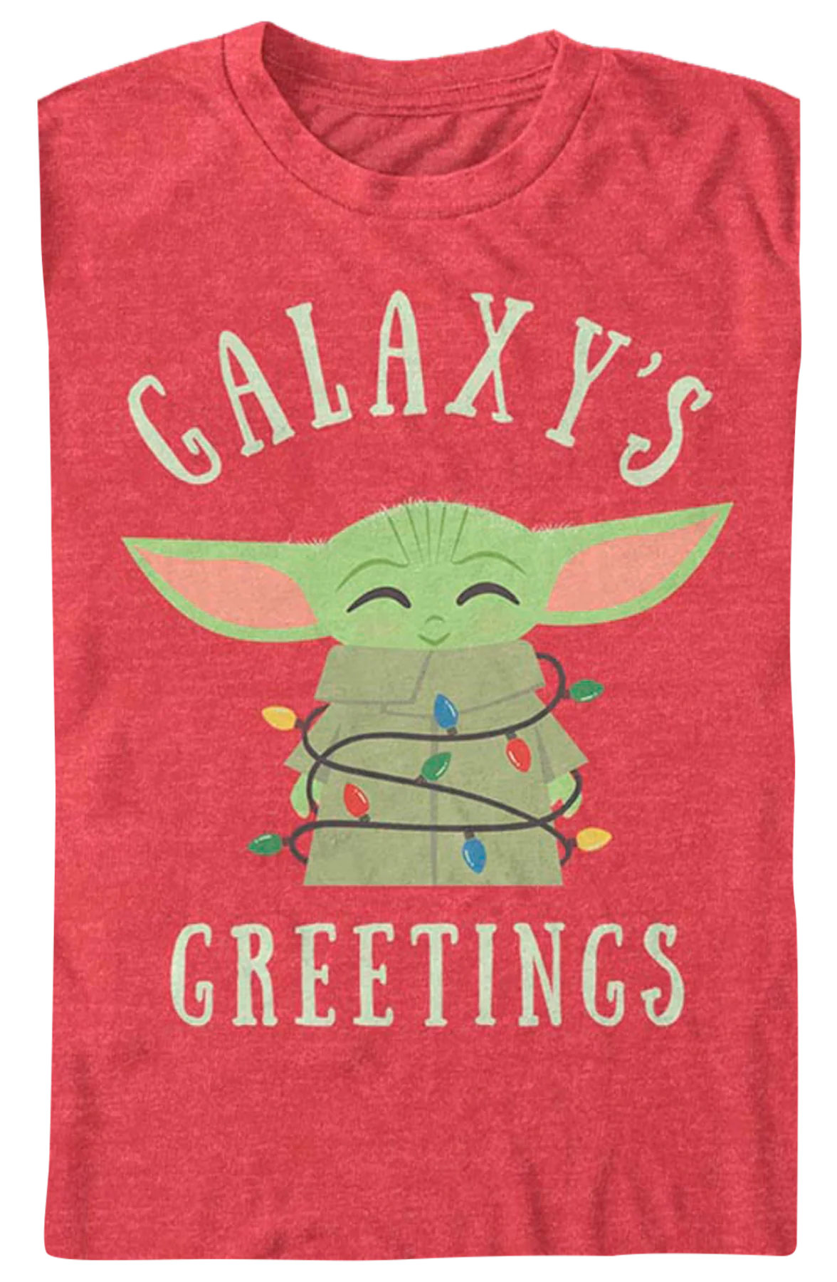 The Mandalorian Child Galaxy's Greetings Star Wars T-Shirt - Image 2