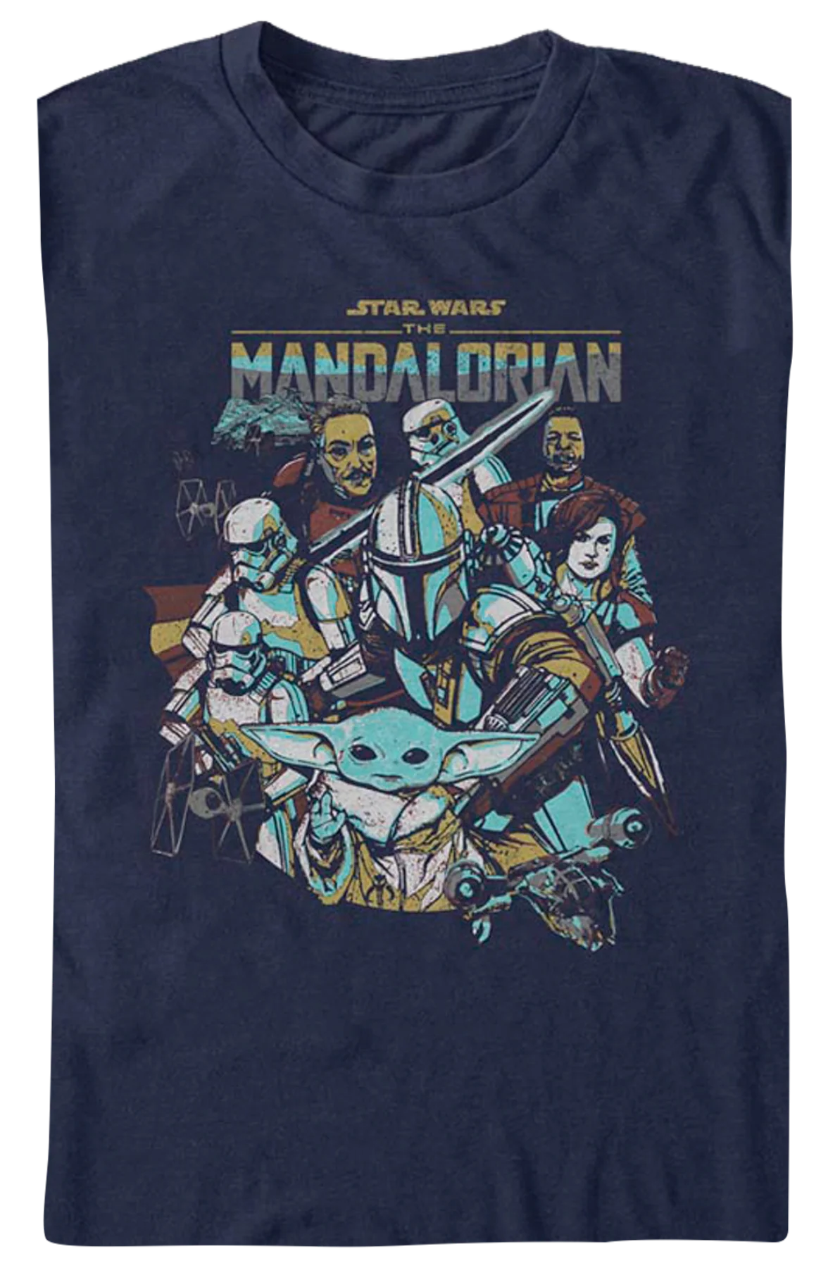 The Mandalorian Collage Star Wars T-Shirt - Image 2