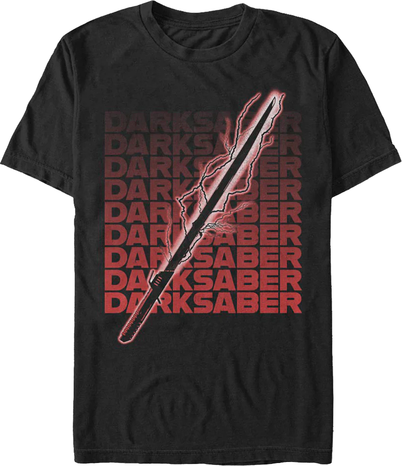 The Mandalorian Electrical Darksaber Star Wars T-Shirt