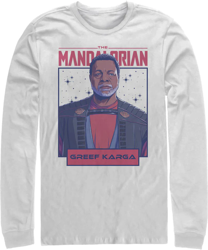 The Mandalorian Galaxy Greef Karga Star Wars Long Sleeve Shirt