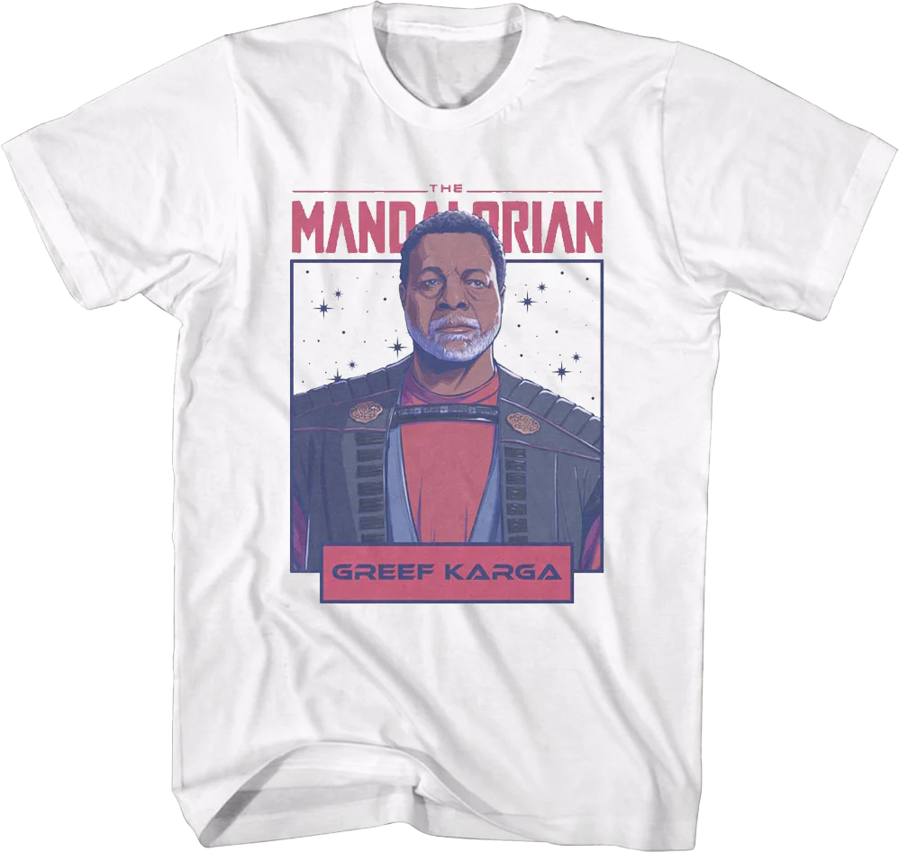 The Mandalorian Galaxy Greef Karga Star Wars T-Shirt