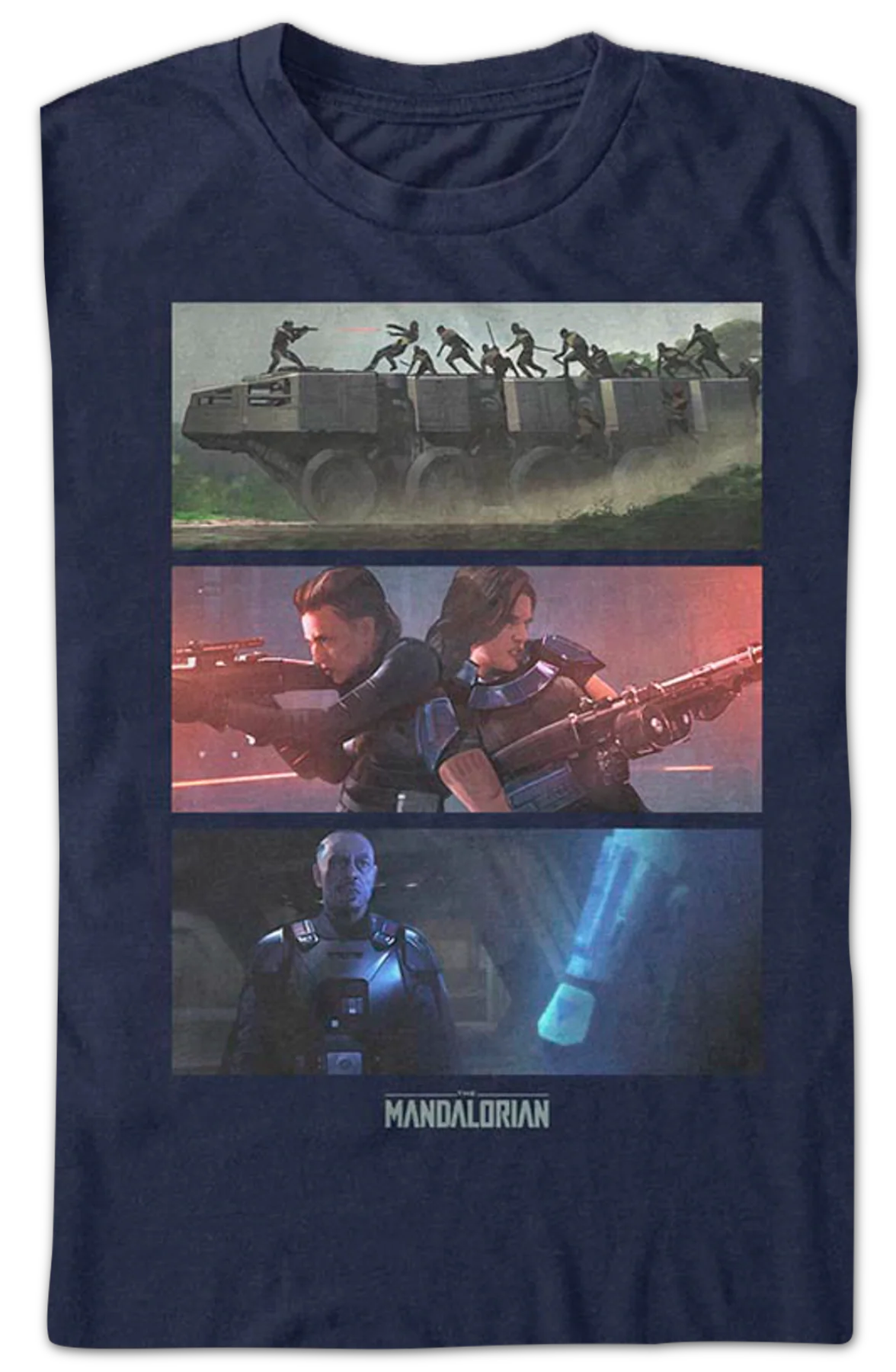 The Mandalorian Panels Star Wars T-Shirt - Image 2