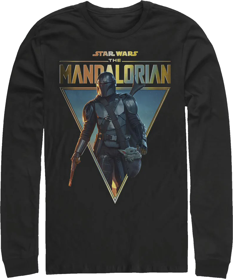 The Mandalorian Season 2 Poster Star Wars Long Sleeve Shirt