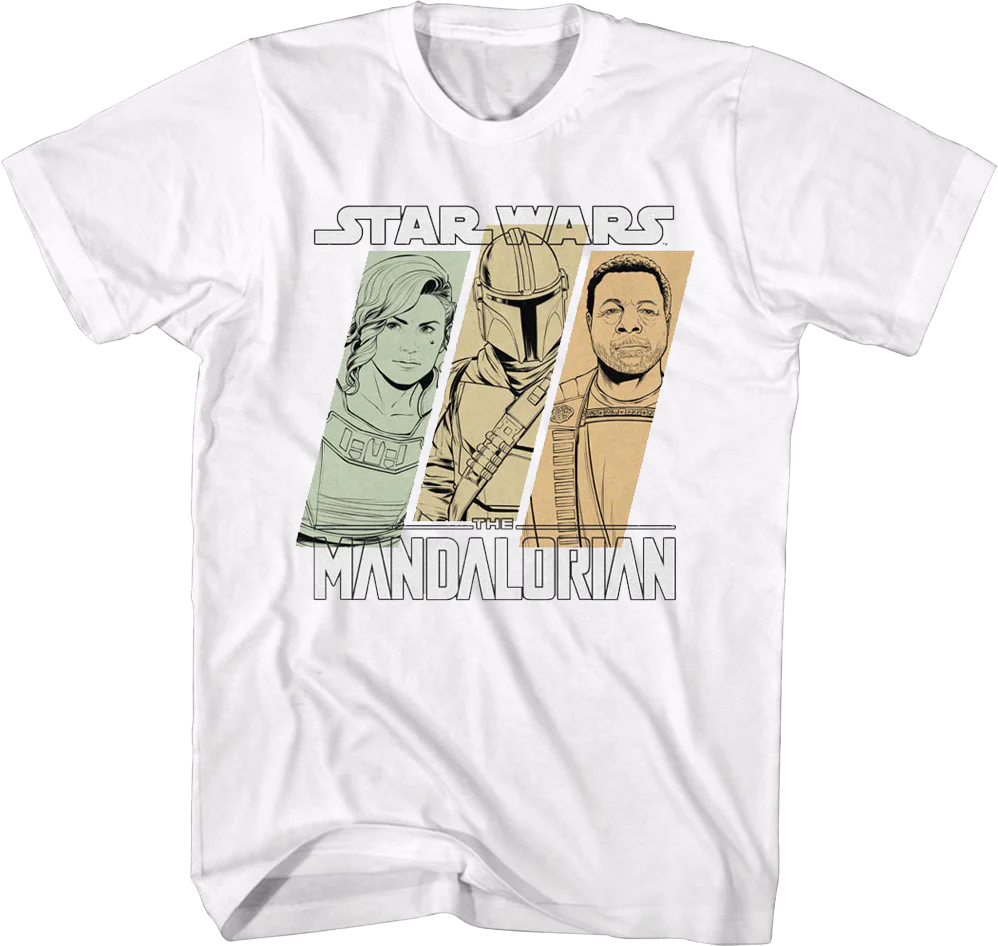 The Mandalorian Sketches Star Wars T-Shirt