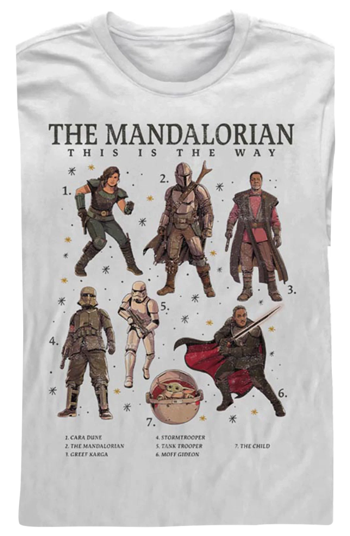 The Mandalorian The Numbered Way Star Wars Long Sleeve Shirt - Image 2