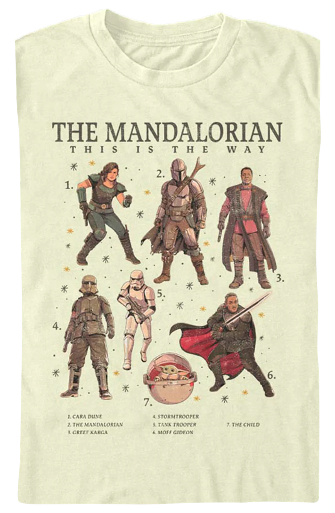 The Mandalorian The Numbered Way Star Wars T-Shirt - Image 2