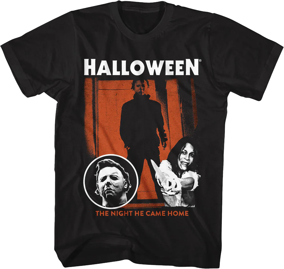 The Night He Came Home Collage Halloween T-Shirt