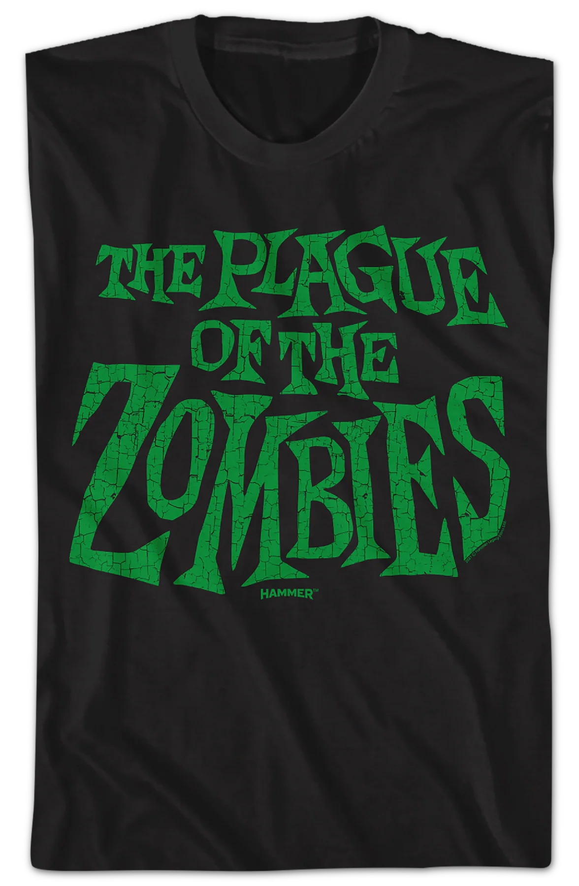 The Plague Of The Zombies Logo Hammer Films T-Shirt - Image 2