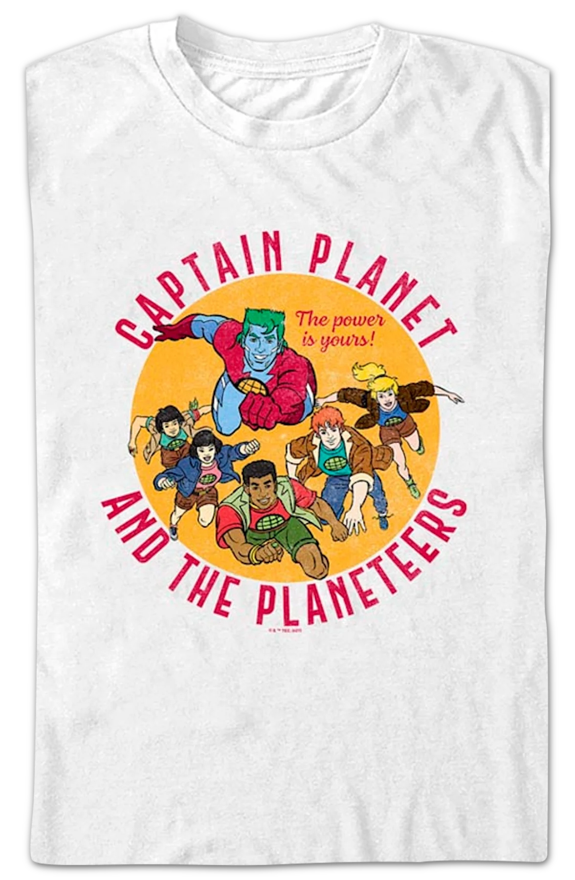 The Power Is Yours Captain Planet T-Shirt - Image 2
