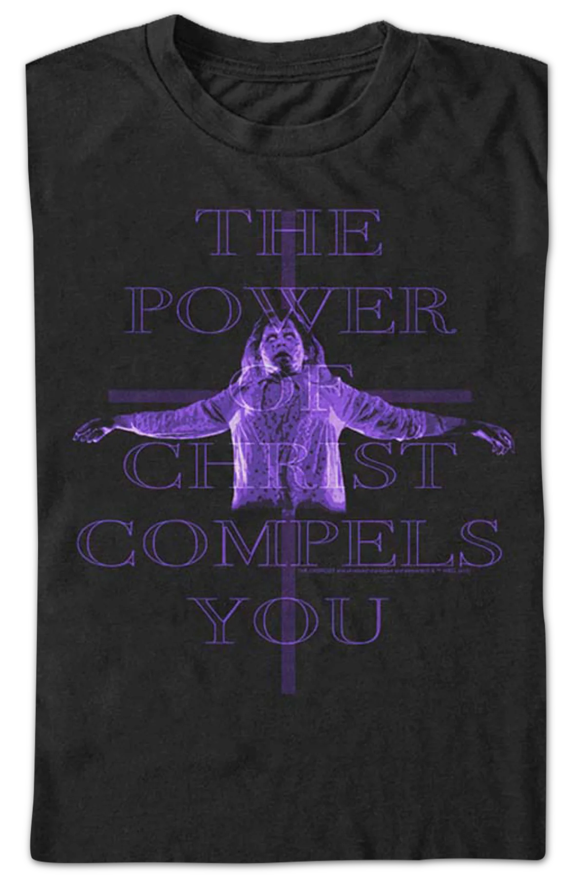 The Power Of Christ Compels You Exorcist T-Shirt - Image 2