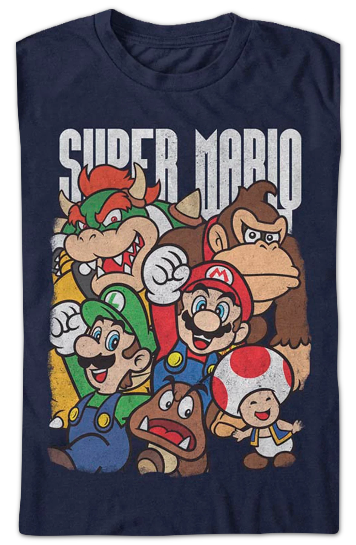 The Stars of Super Mario Bros. Nintendo T-Shirt - Image 2