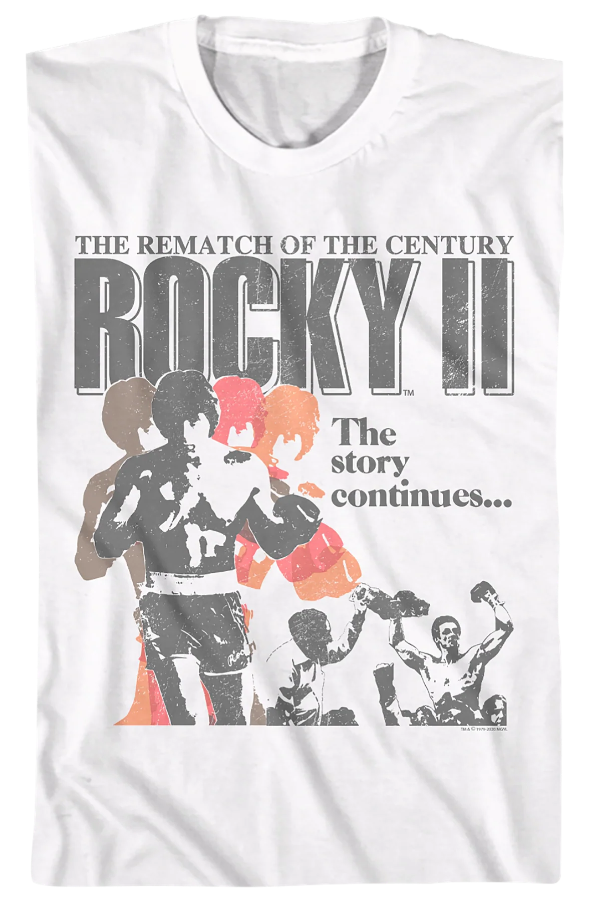 The Story Continues Rocky II T-Shirt - Image 2