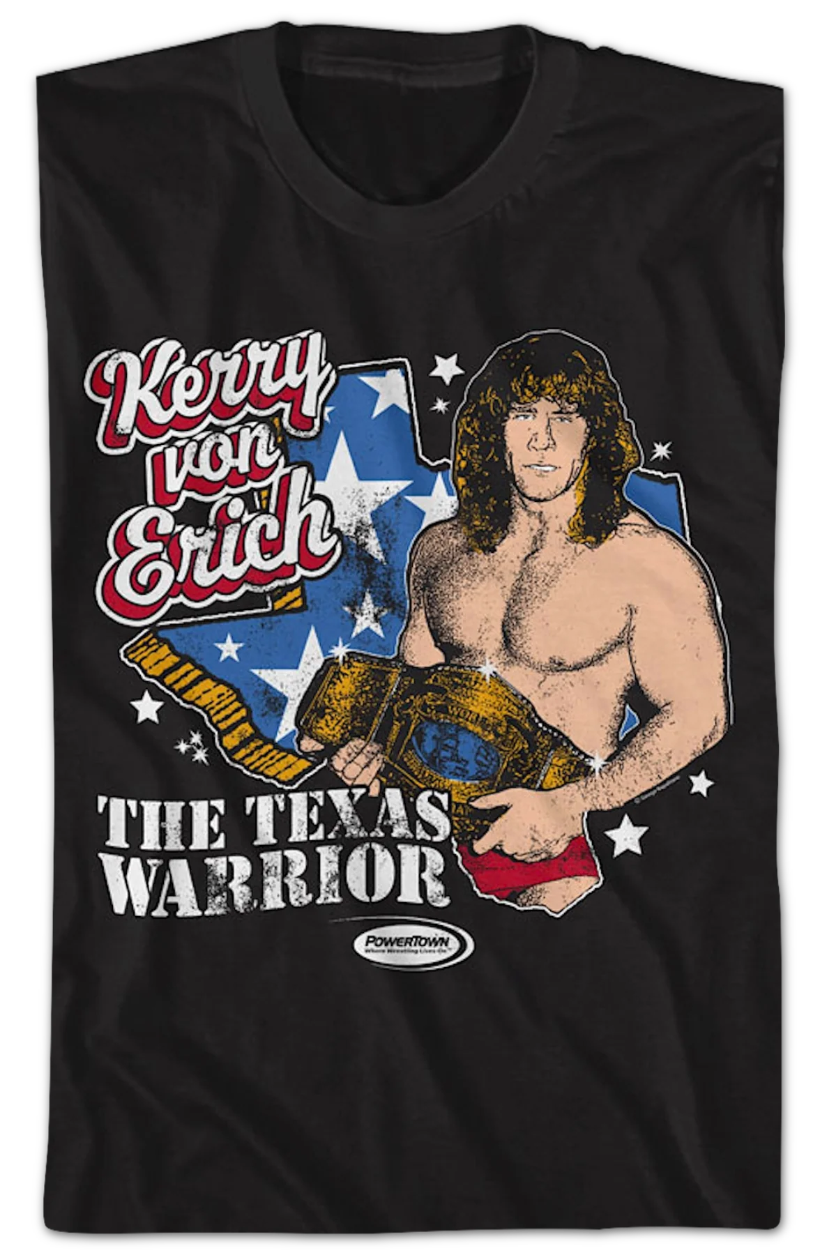 The Texas Warrior Kerry Von Erich T-Shirt - Image 2