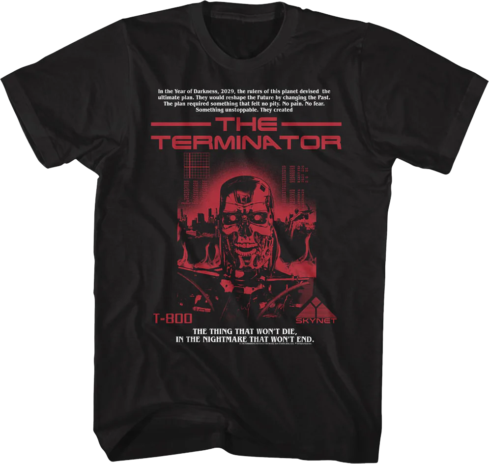The Thing That Won't Die Terminator T-Shirt