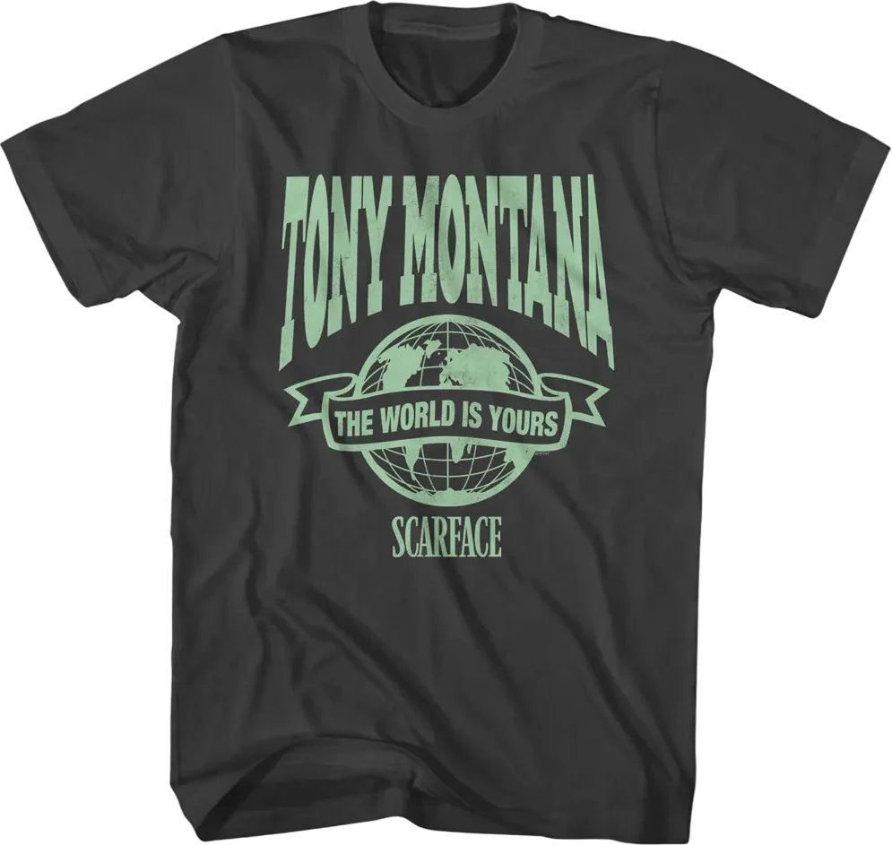 The World Is Yours Banner Scarface T-Shirt