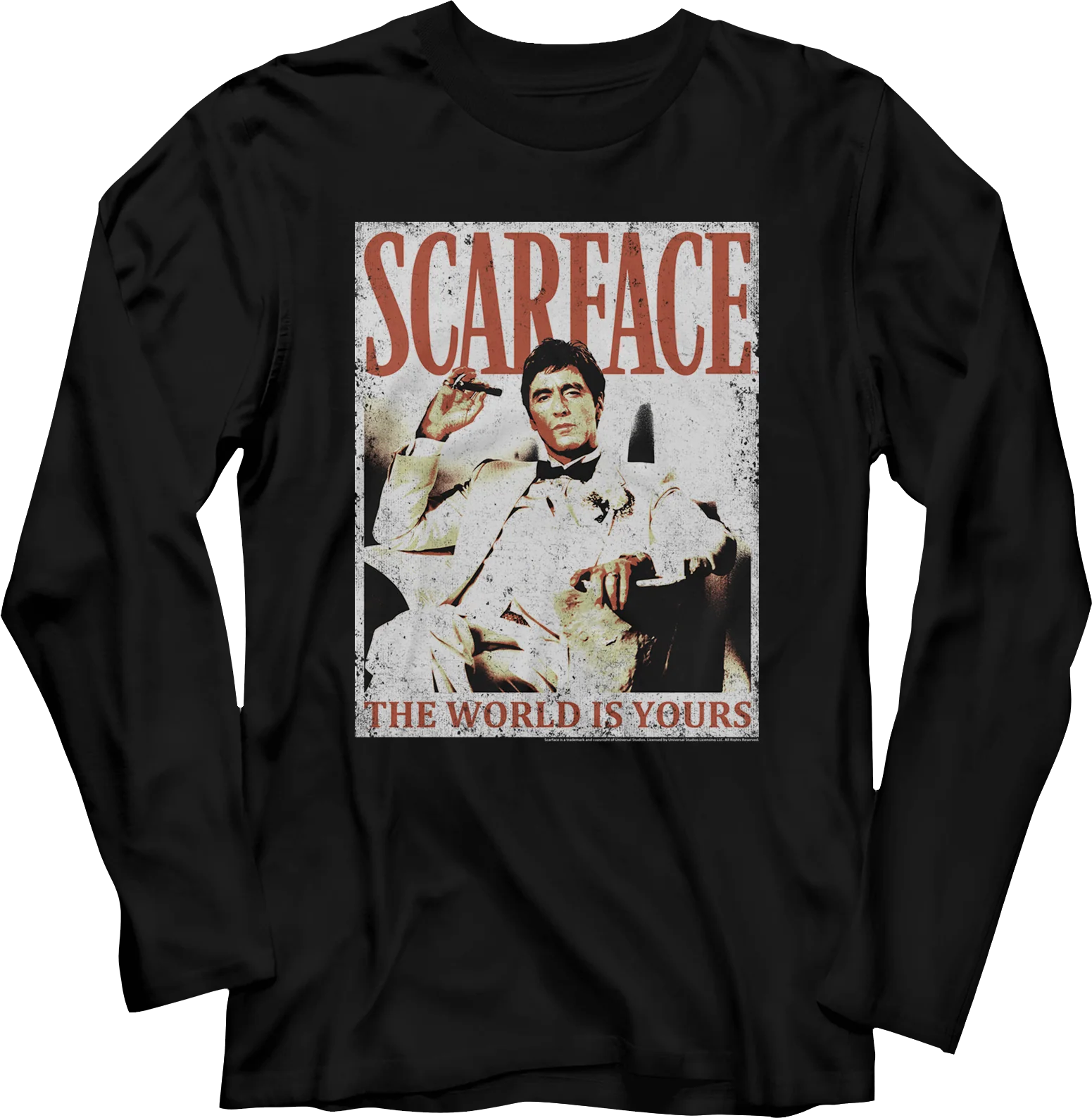 The World Is Yours Scarface Long Sleeve Shirt