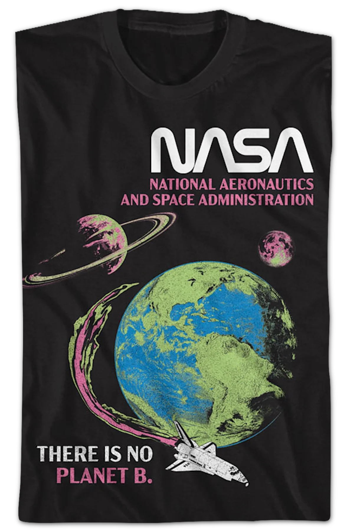 There Is No Planet B NASA T-Shirt - Image 2