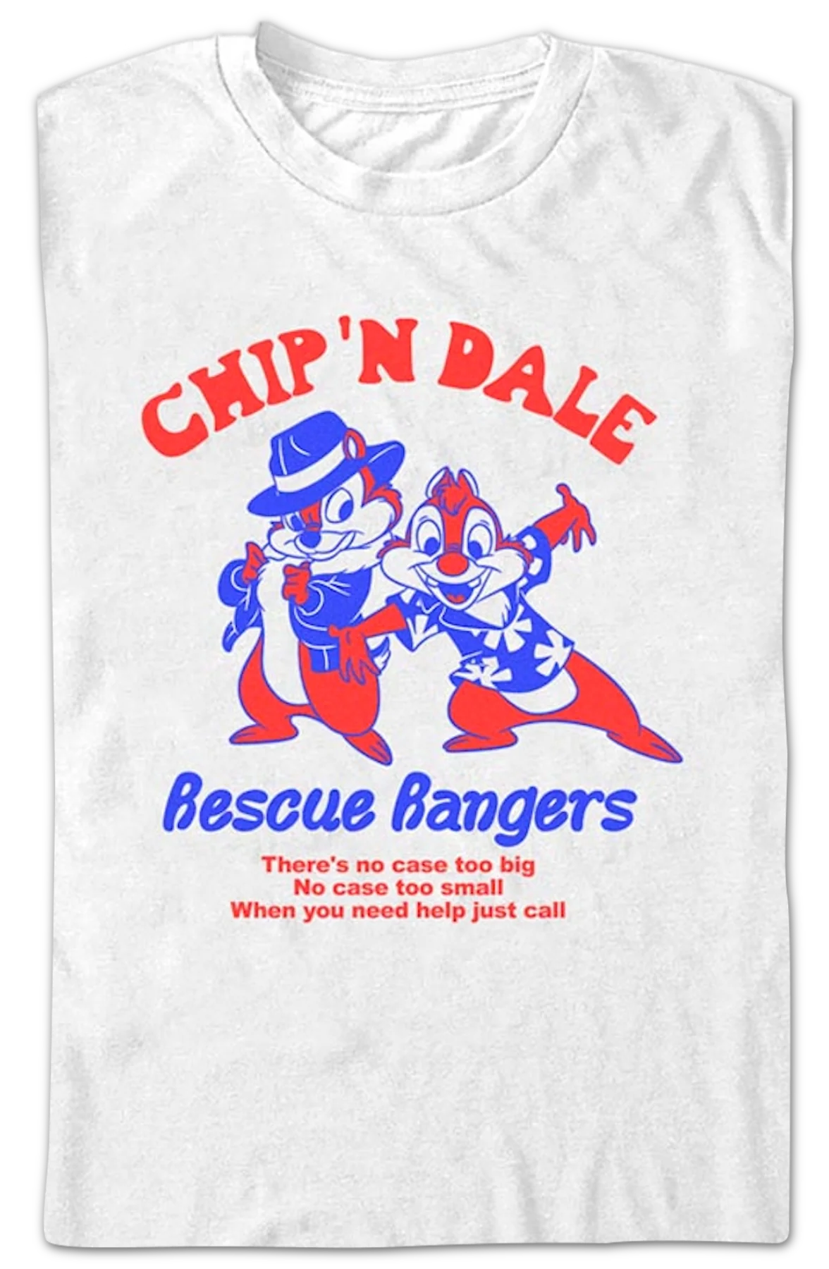 There's No Case Too Big Chip 'n Dale Rescue Rangers T-Shirt - Image 2