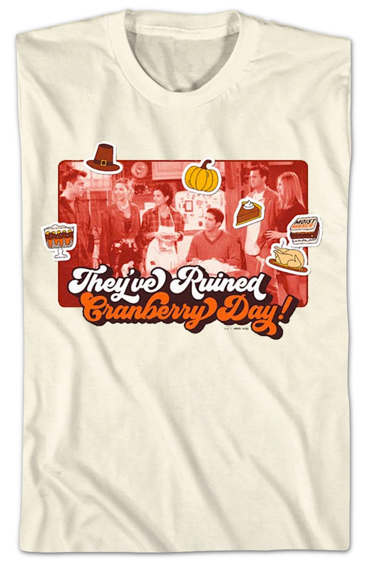 They've Ruined Cranberry Day Friends T-Shirt - Image 2