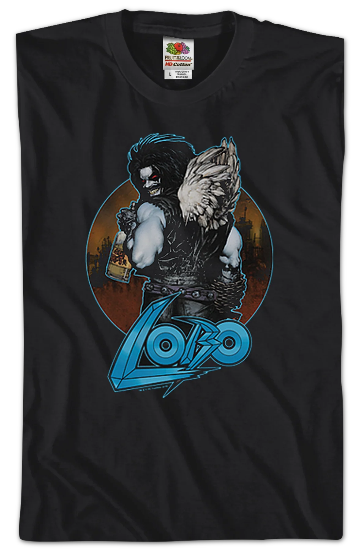 Thirsty Lobo DC Comics T-Shirt - Image 2