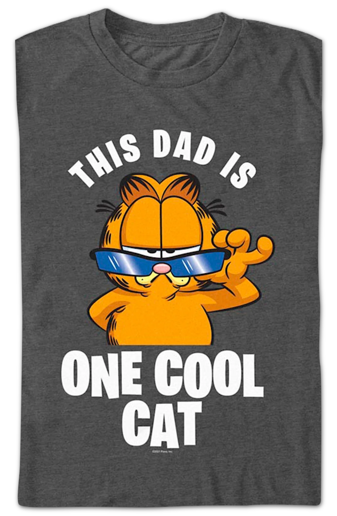 This Dad Is One Cool Cat Garfield T-Shirt - Image 2