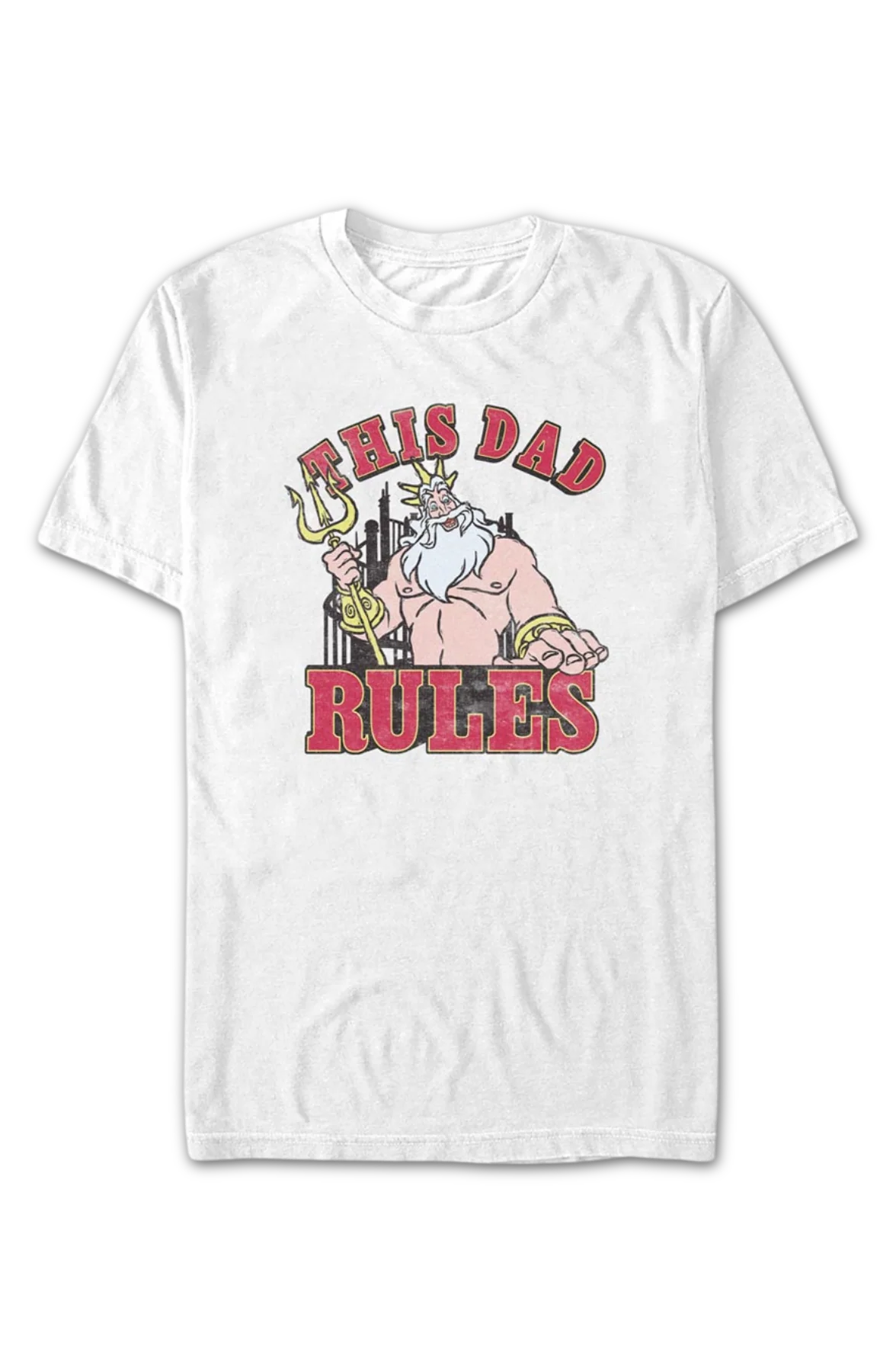 This Dad Rules Little Mermaid Disney T-Shirt - Image 2