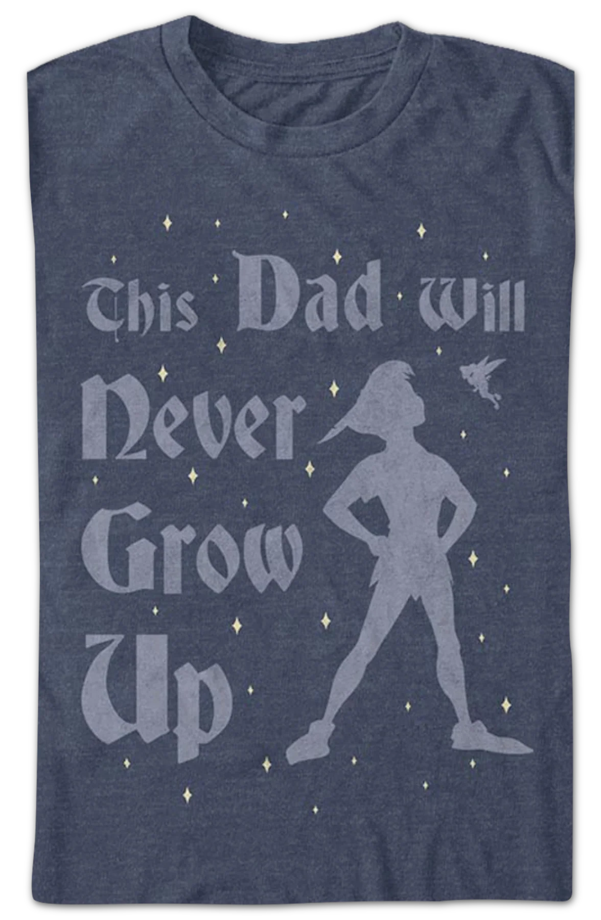 This Dad Will Never Grow Up Peter Pan Disney T-Shirt - Image 2