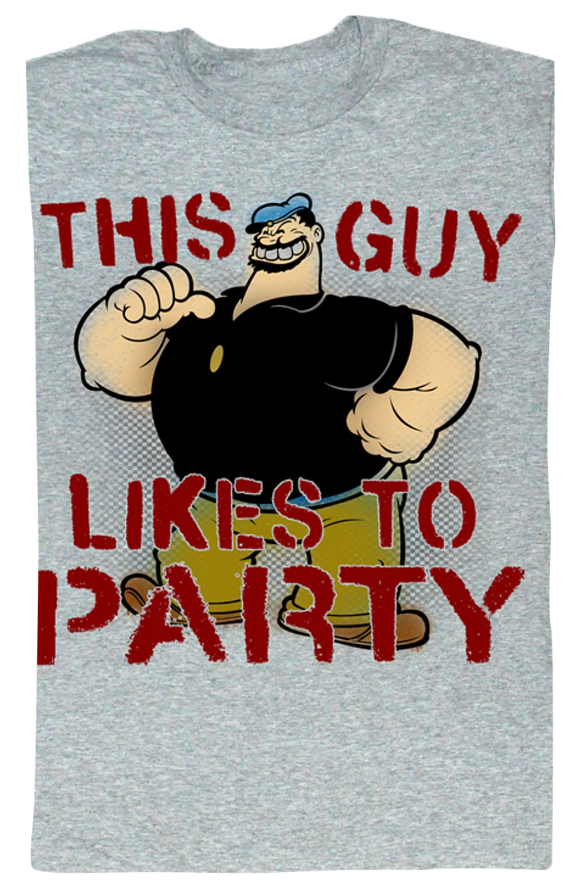 This Guy Likes To Party Popeye T-Shirt - Image 2