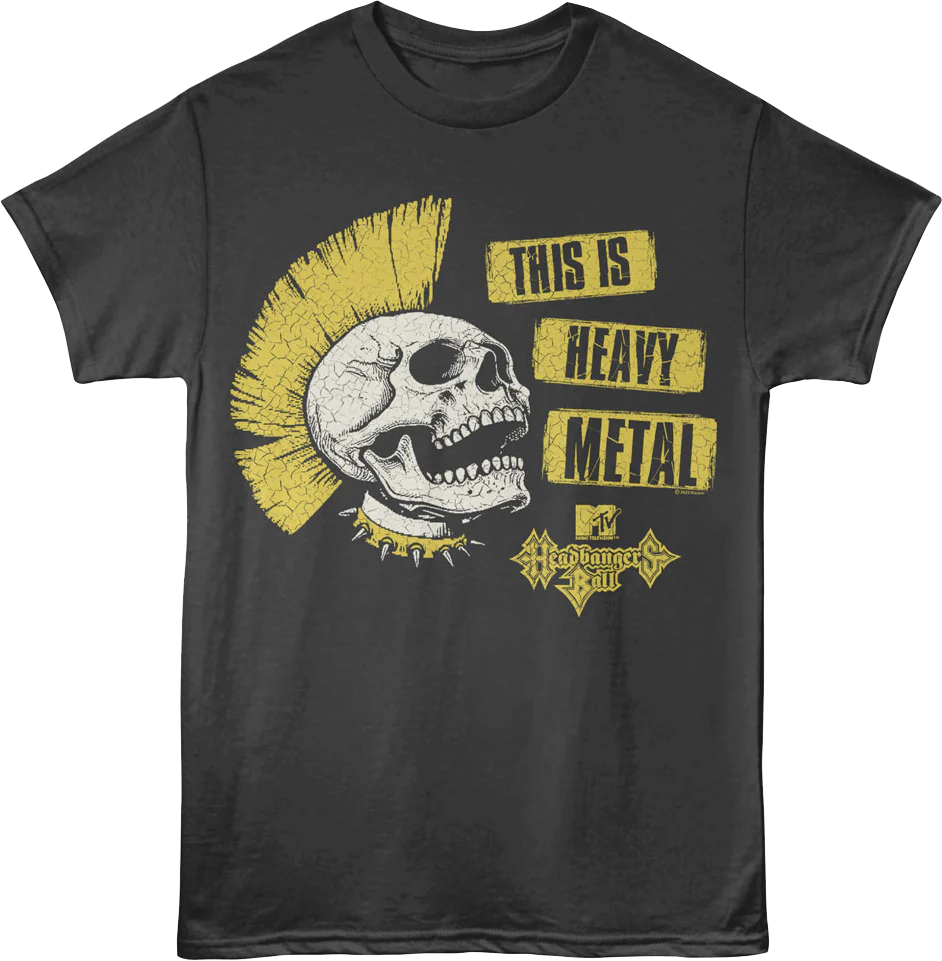 This Is Heavy Metal Headbangers Ball MTV T-Shirt