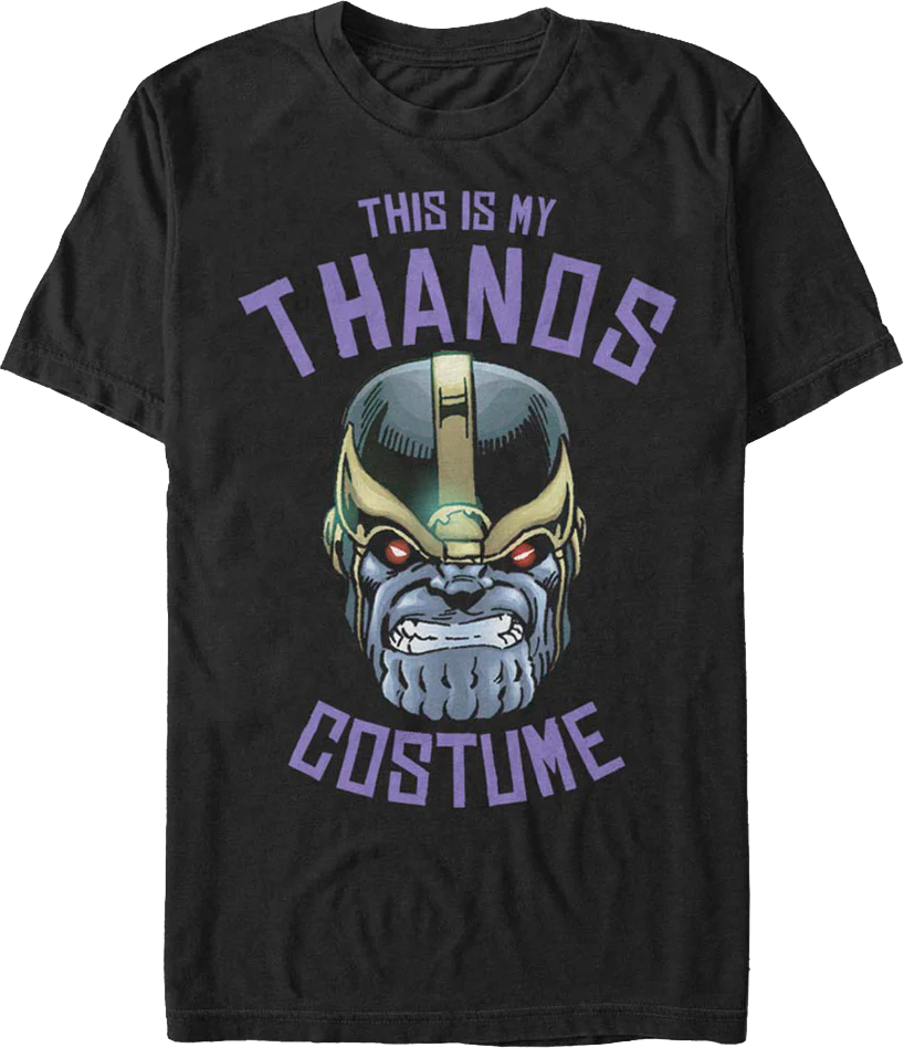 This Is My Thanos Costume Marvel Comics T-Shirt