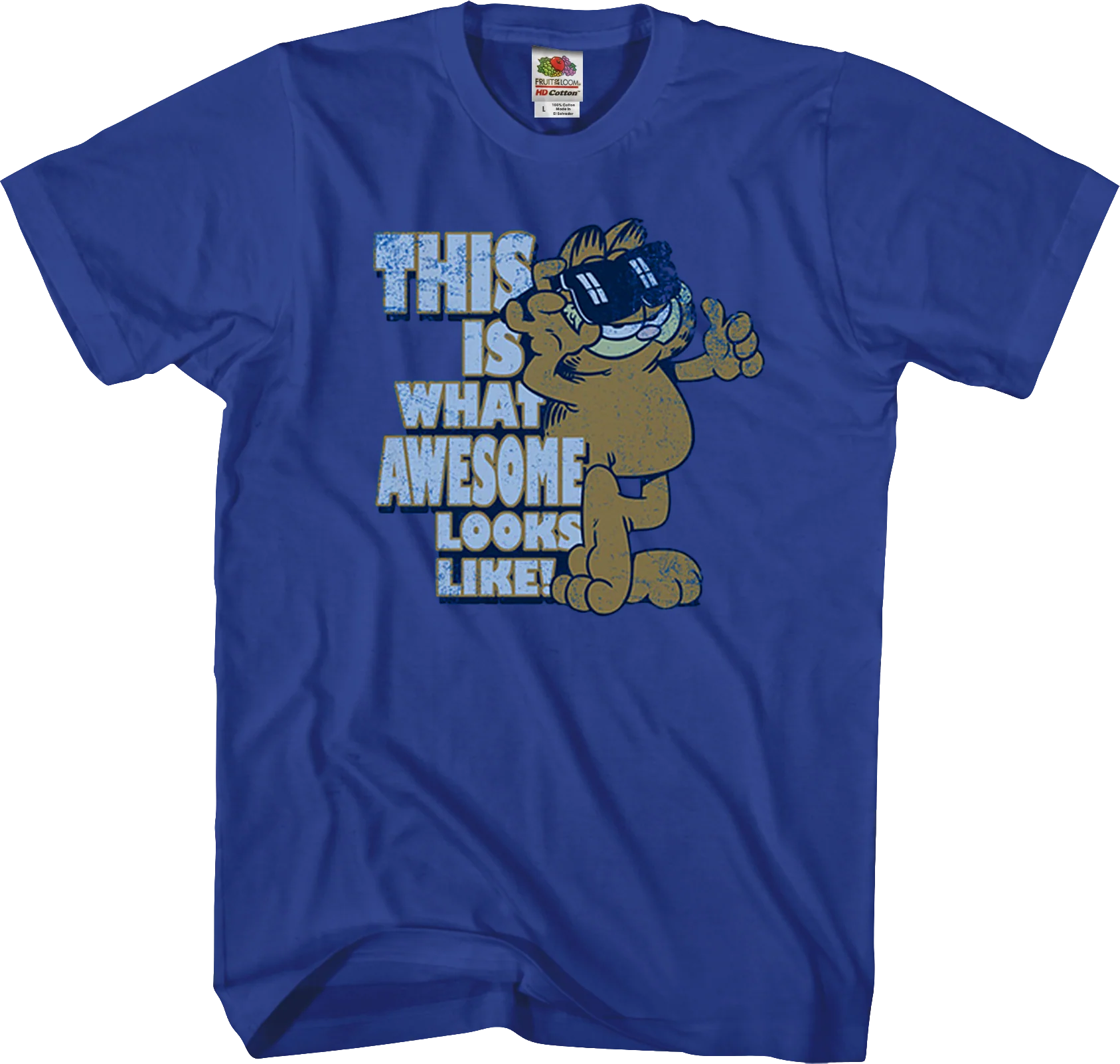 This Is What Awesome Looks Like Garfield T-Shirt