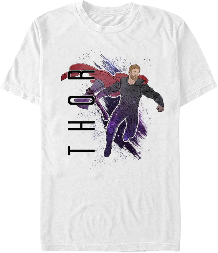 Thor Painting Avengers Endgame T-Shirt