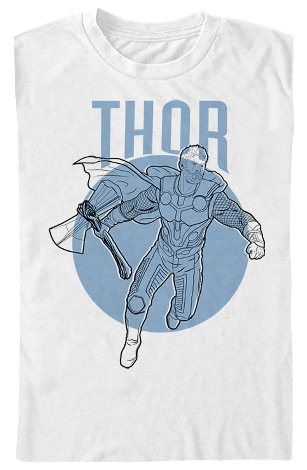 Thor Sketch Avengers Endgame T-Shirt - Image 2