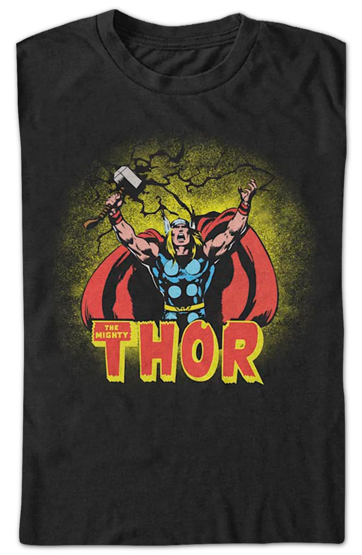 Thor Summon Lightning Marvel Comics T-Shirt - Image 2
