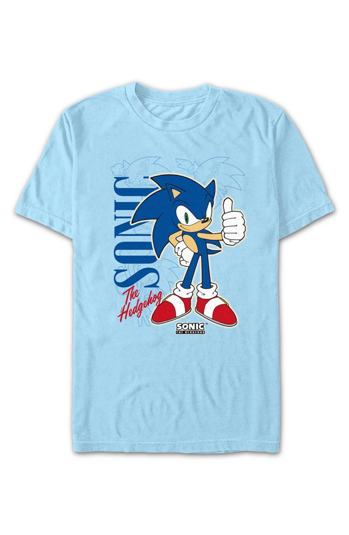 Thumbs Up Sonic The Hedgehog T-Shirt - Image 2