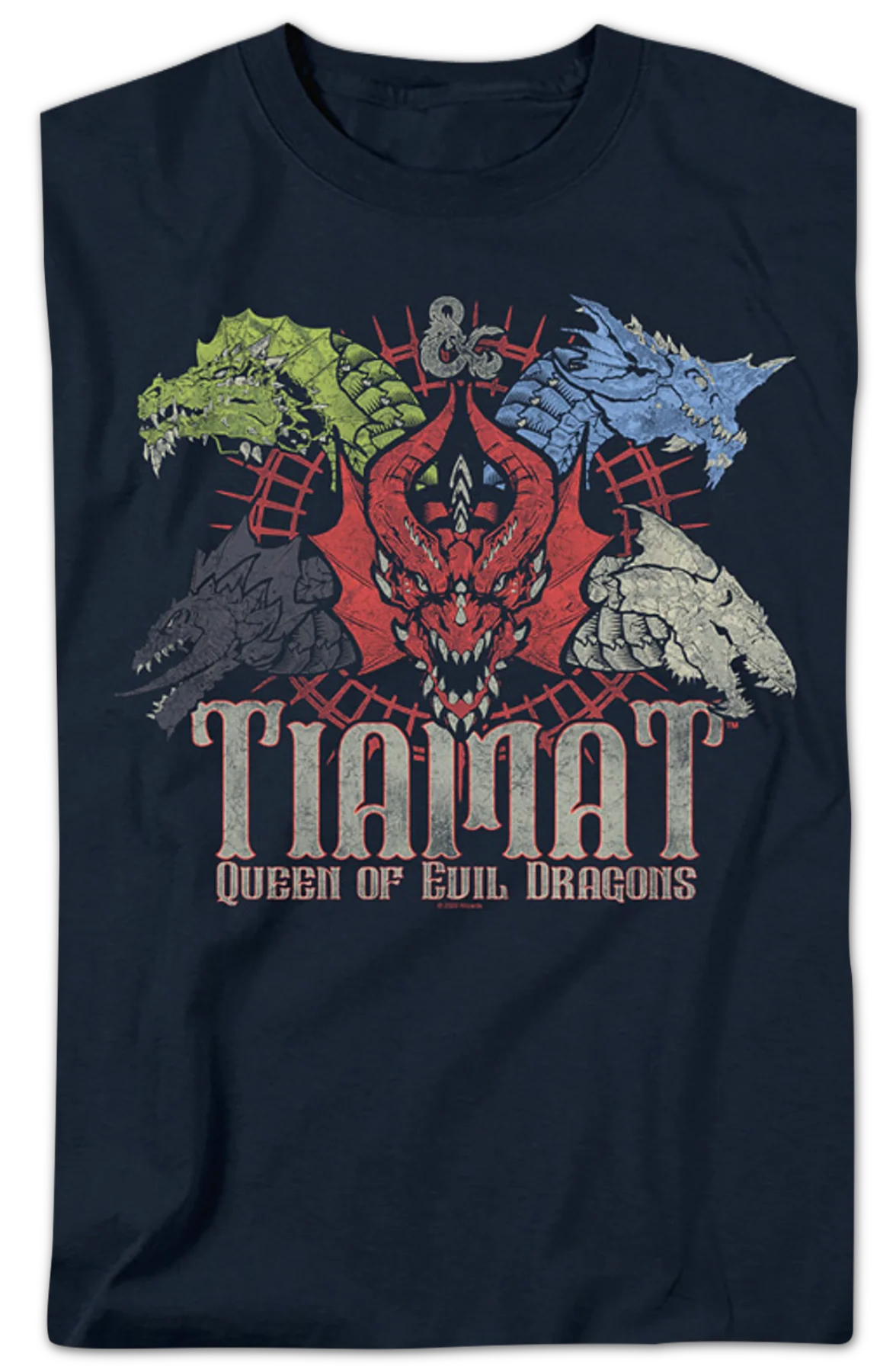 Tiamat Queen Of Evil Dragons Dungeons & Dragons T-Shirt - Image 2