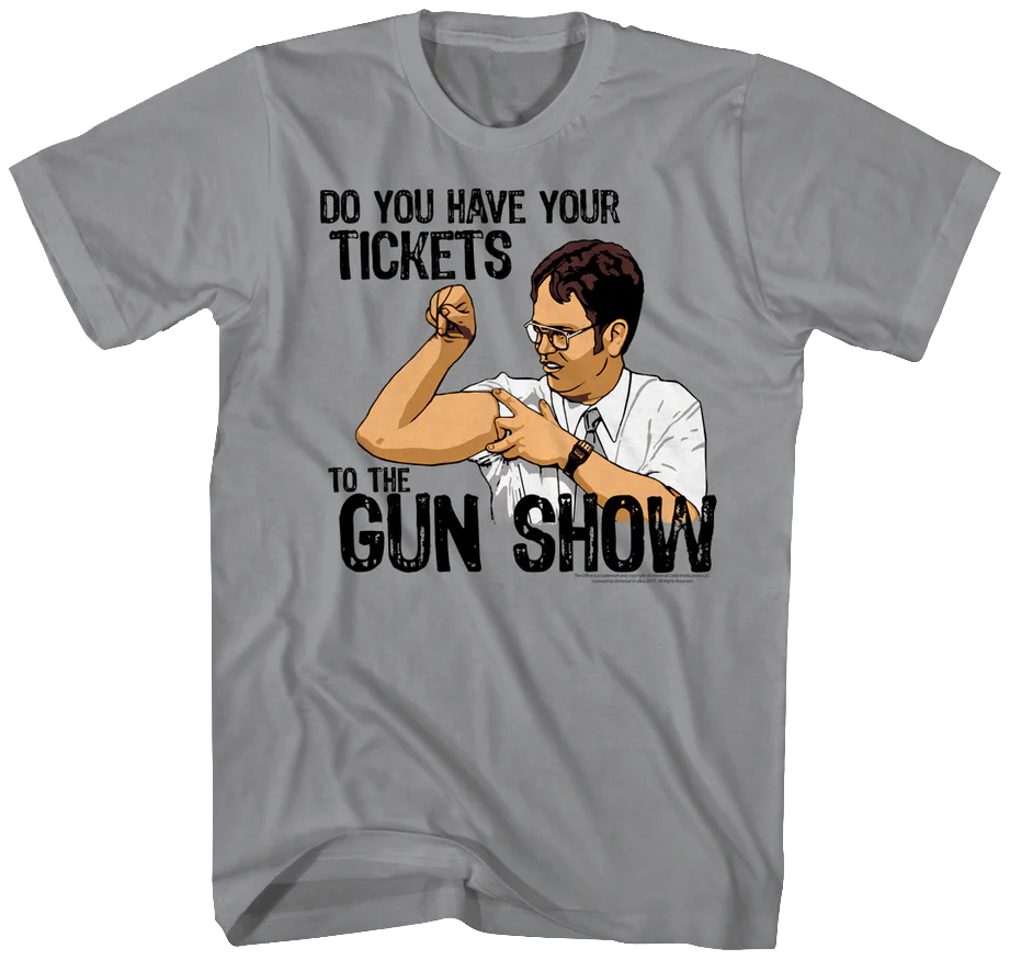 Tickets To The Gun Show The Office T-Shirt