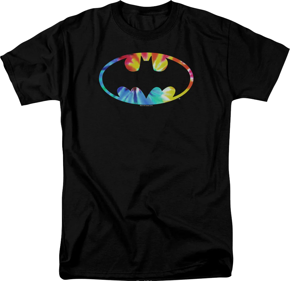 Tie Dye Batman Logo DC Comics T-Shirt
