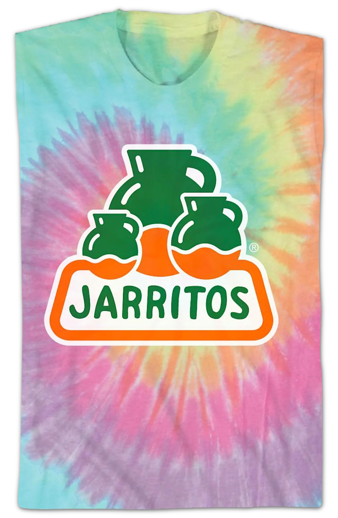 Tie Dye Logo Jarritos T-Shirt - Image 2