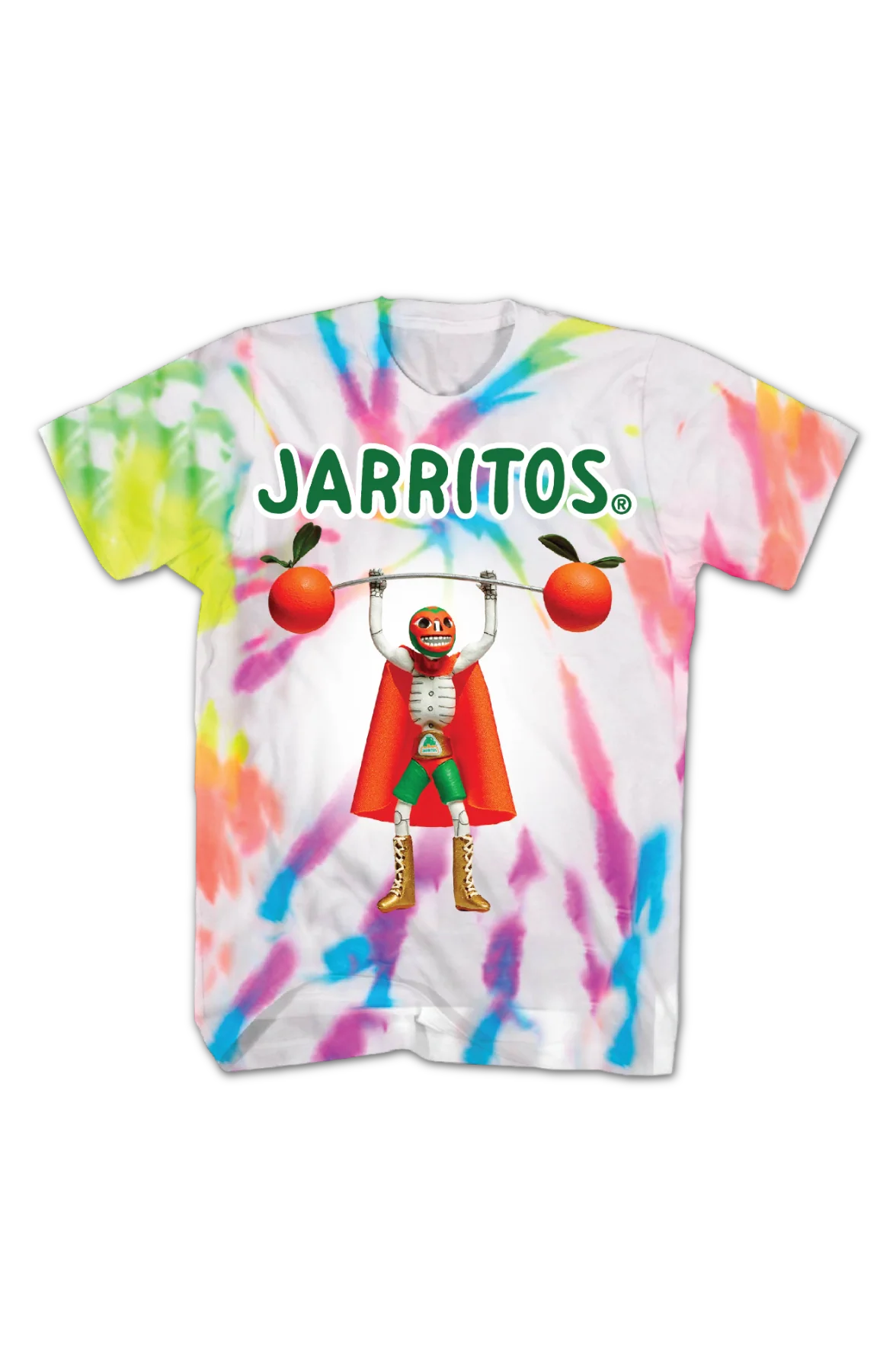 Tie Dye Luchador Jarritos T-Shirt - Image 2