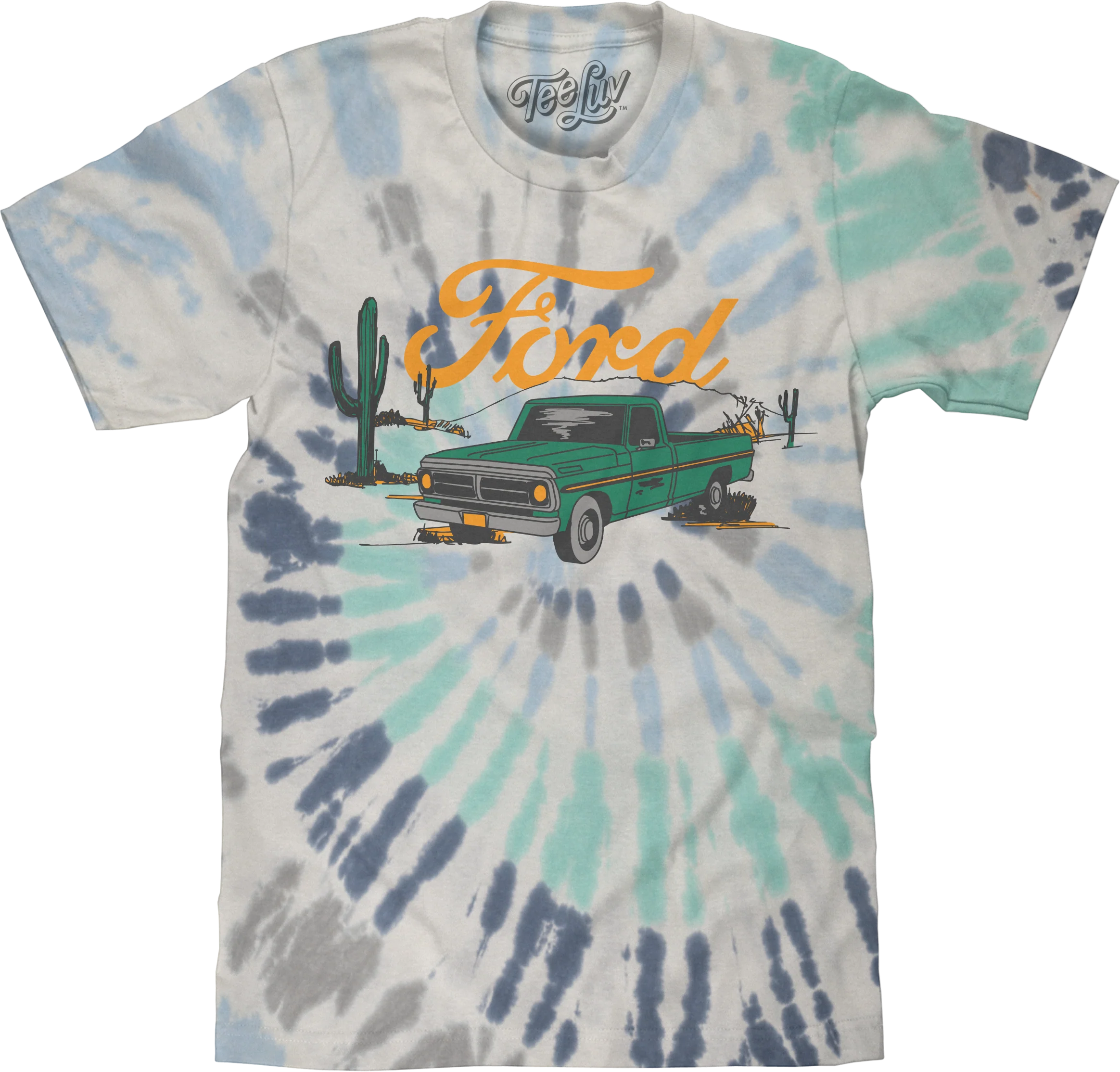 Tie Dye Pickup Truck Ford T-Shirt