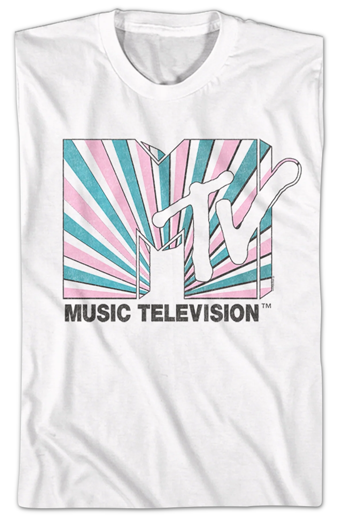 Tie Dye Stripes Logo MTV Shirt - Image 2