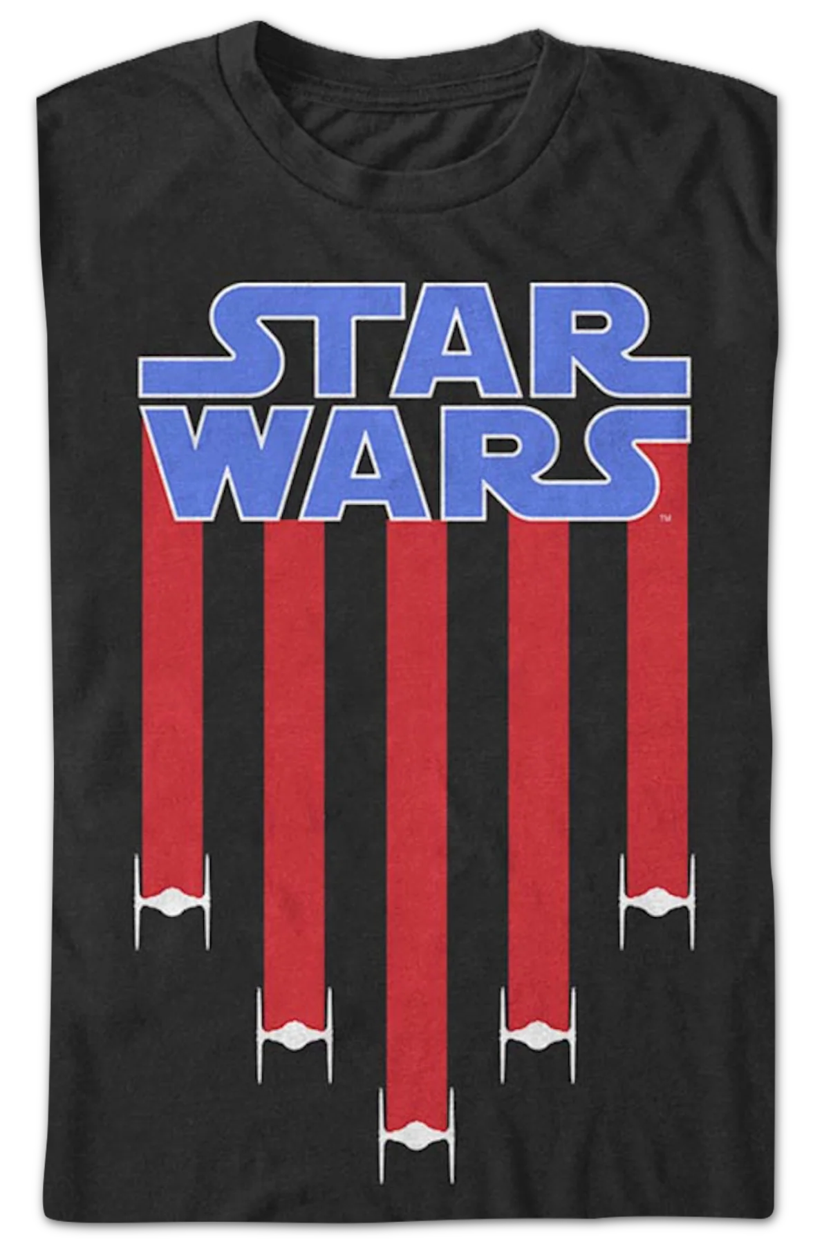 TIE Fighter Stripes Star Wars T-Shirt - Image 2