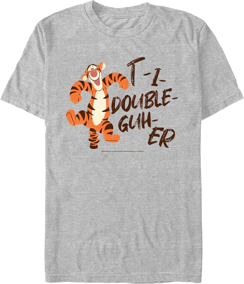 Tigger Spelling Winnie The Pooh T-Shirt