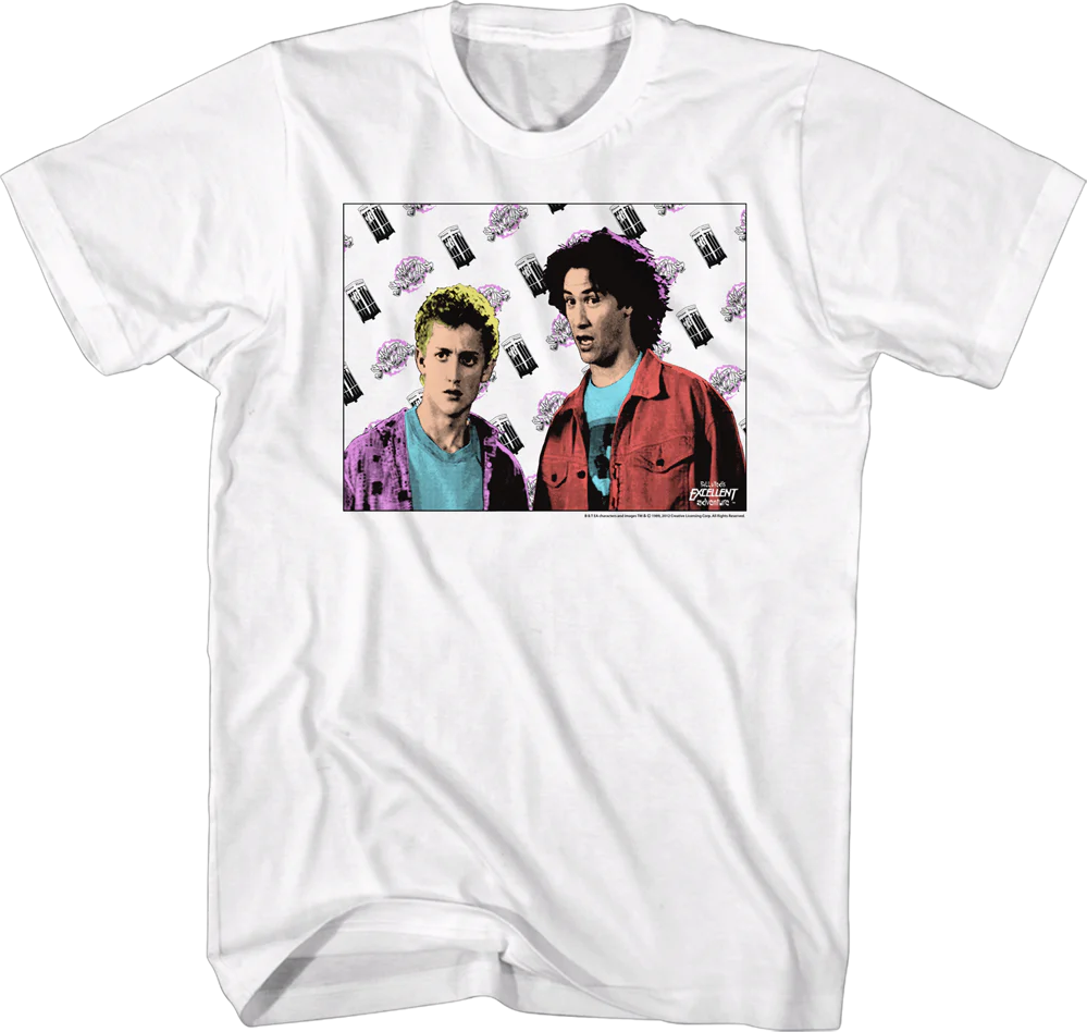 Time Flies Bill and Ted's Excellent Adventure T-Shirt