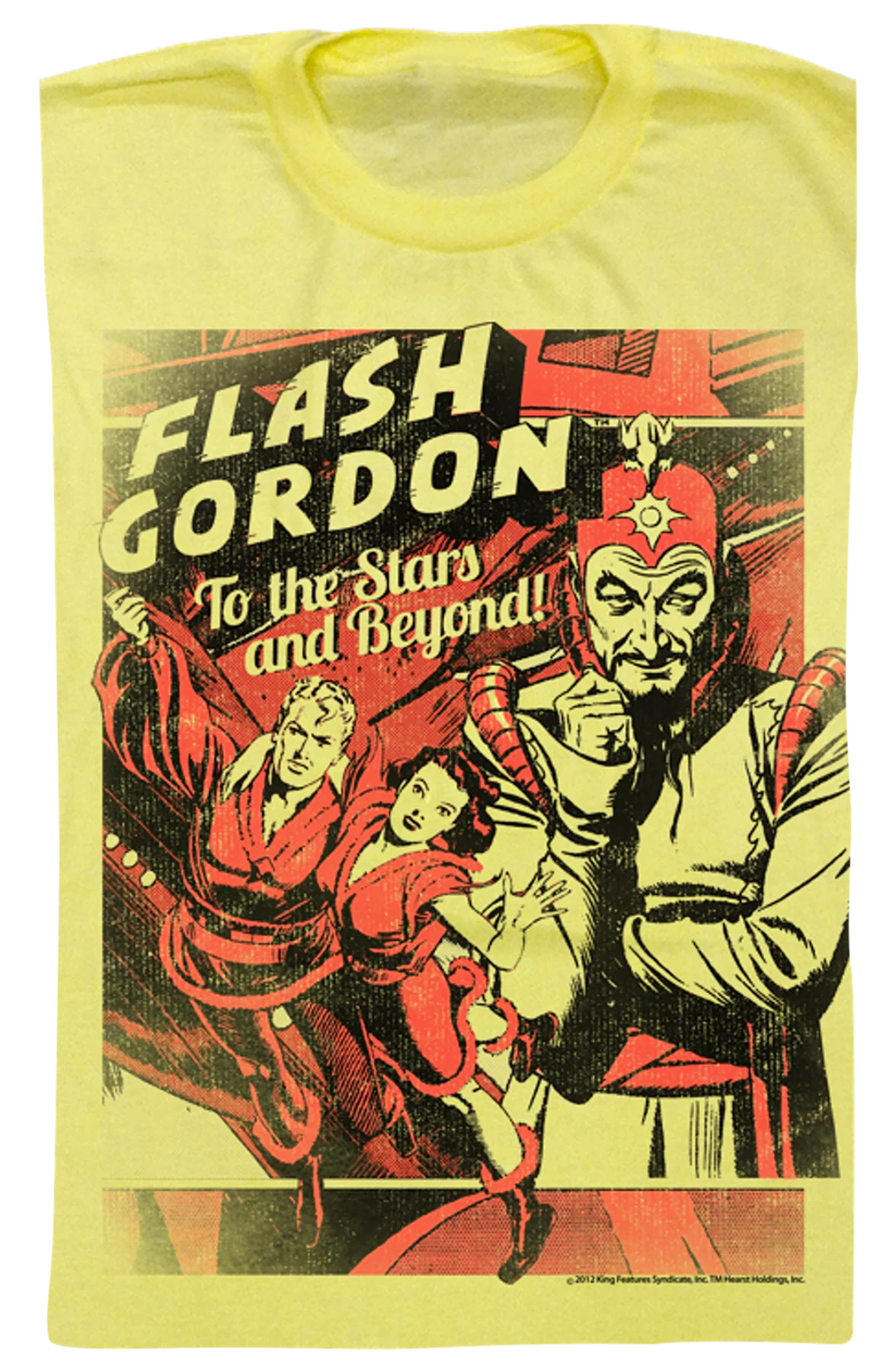 To the Stars and Beyond Flash Gordon T-Shirt - Image 2