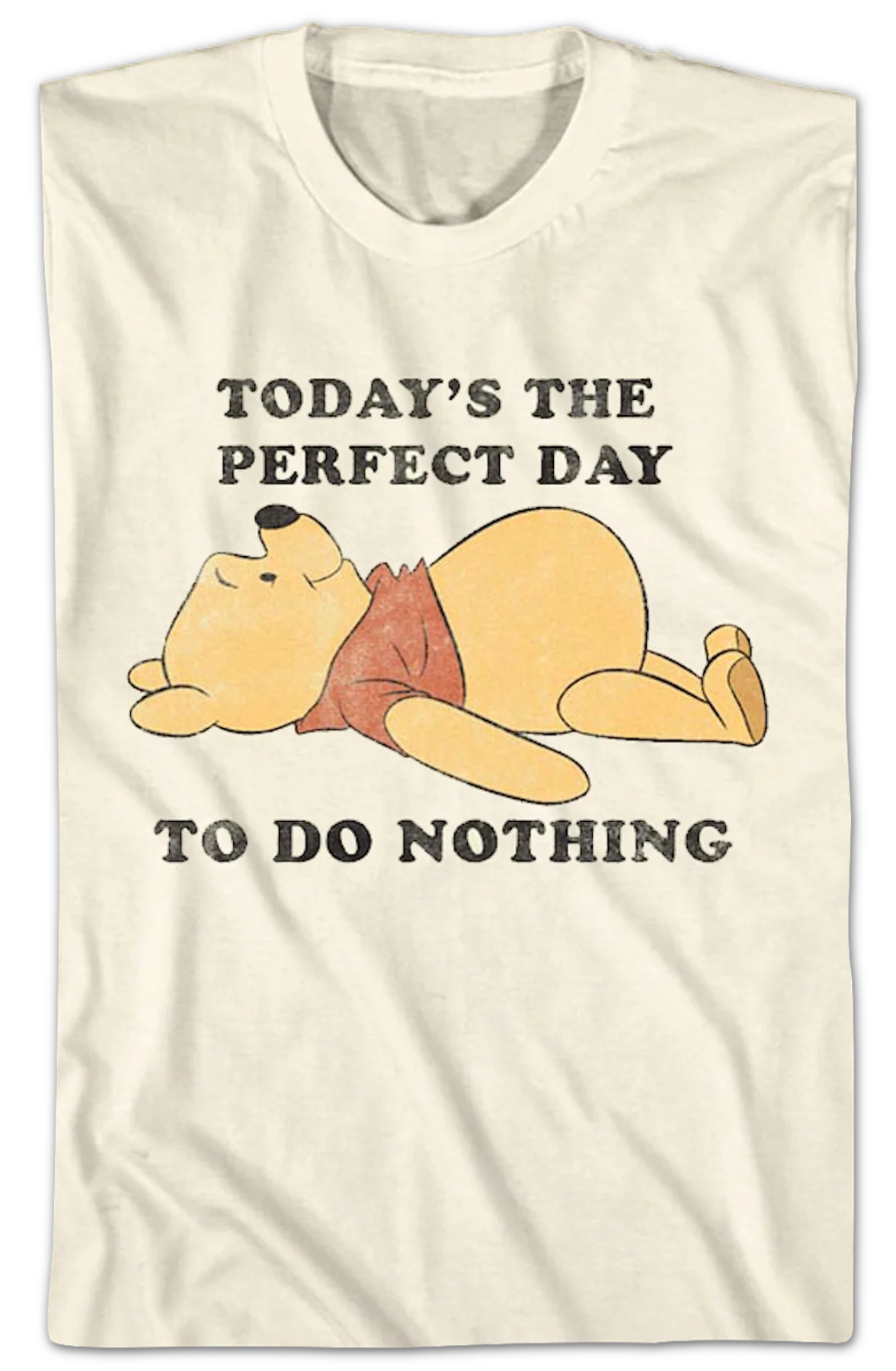 Today's The Perfect Day To Do Nothing Winnie The Pooh T-Shirt - Image 2
